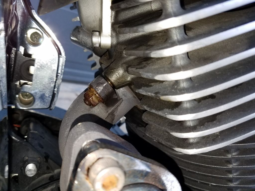 yamaha v star 1100 oil leak